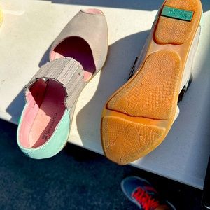 El naturalista  shoes grey and green. Size 38 women’s